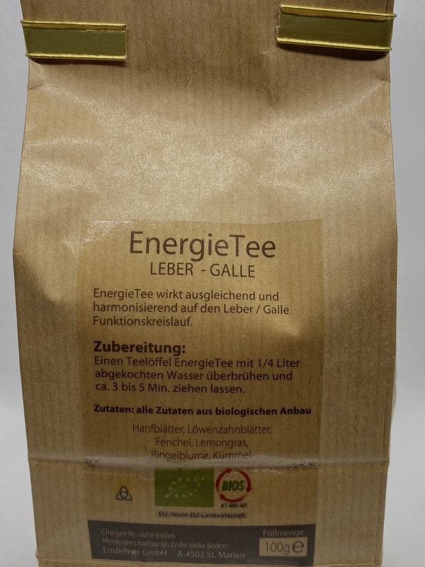 E&M Vital EnergieTee Bio Leber/Galle 100g