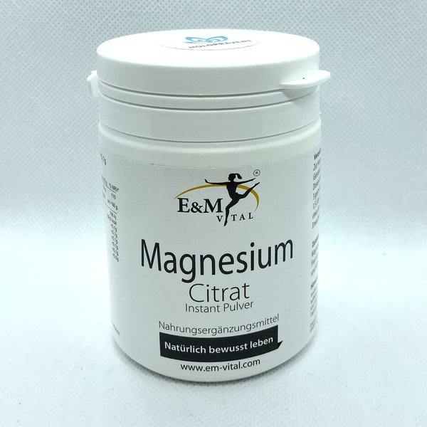 E&M Vital Magnesiumcitrat Pulver 175g