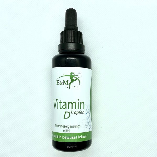 E&M Vital Vitamin D Tropfen 1000i.E. vegan - 50ml