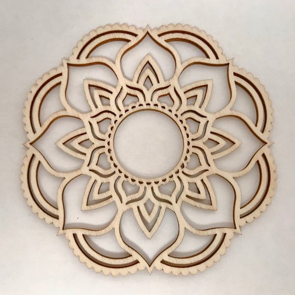 Lotusblume aus Holz
